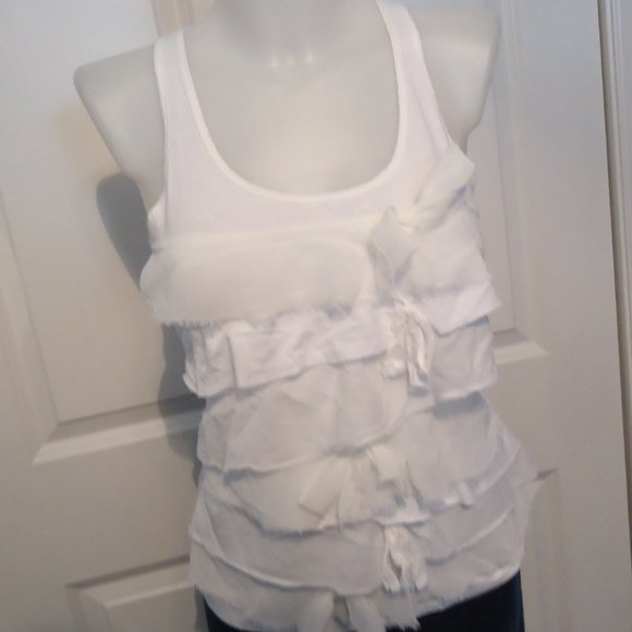 White Abercrombie Tank - Picture 3 of 10